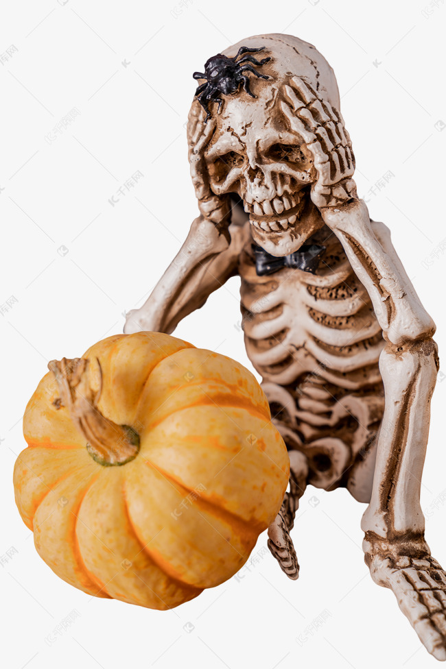 万圣节南瓜骷颅