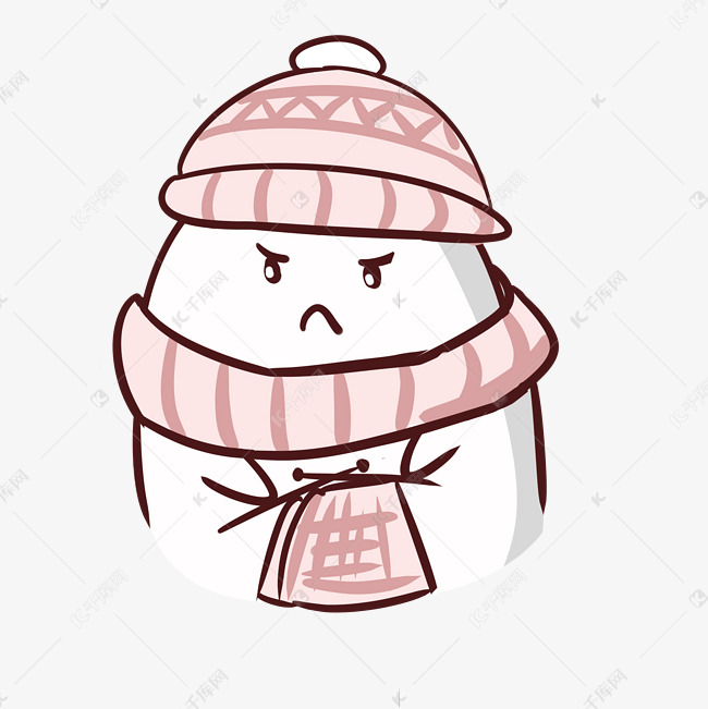 可爱织毛衣表情包