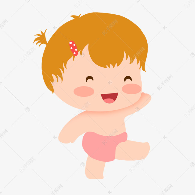 穿尿不湿小朋友