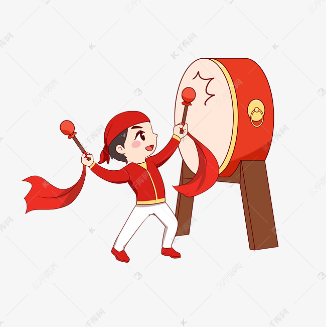 喜迎新春敲鼓打鼓