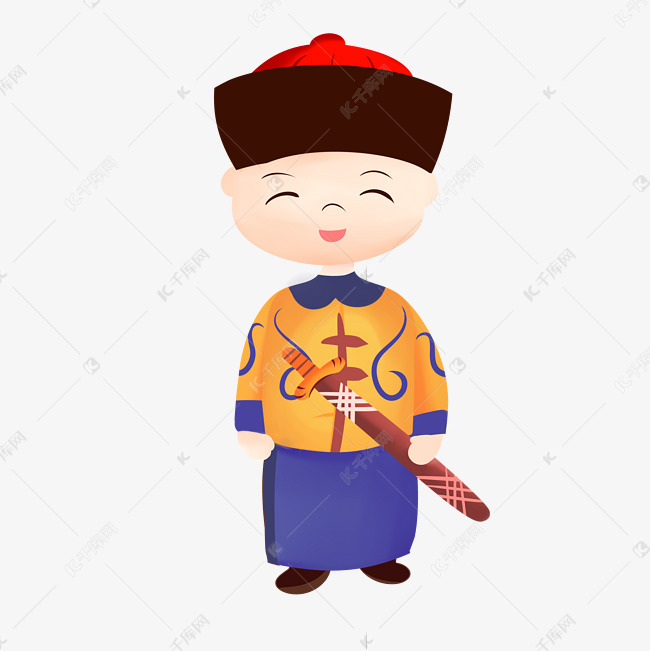 古代清朝宫廷官兵