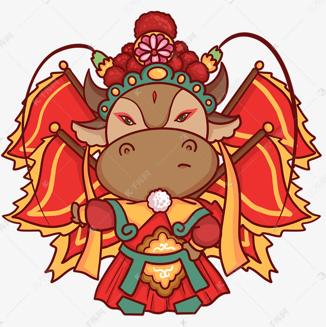 2021牛年春节京剧牛