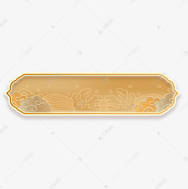 古风中国风按钮边框
