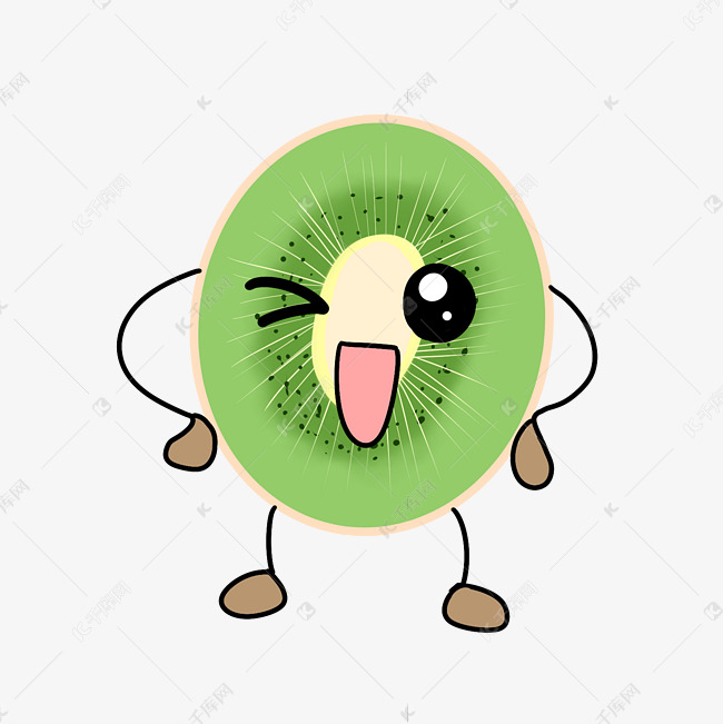 拟人水果猕猴桃