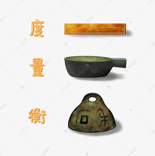 历史秦朝度量衡工具