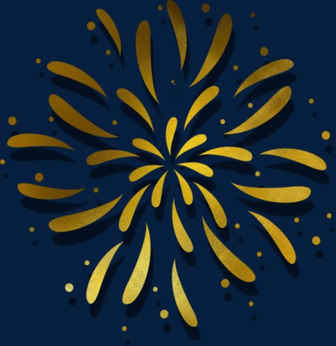 发散花瓣png素材-90设计