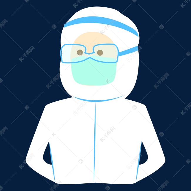 穿防护服的医生
