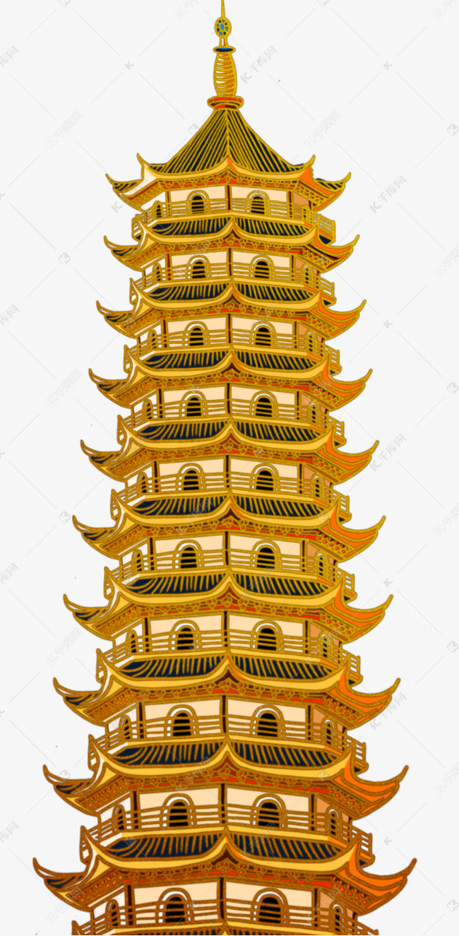 古建筑宝塔素材图片免费下载-千库网