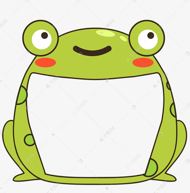 青蛙创意边框