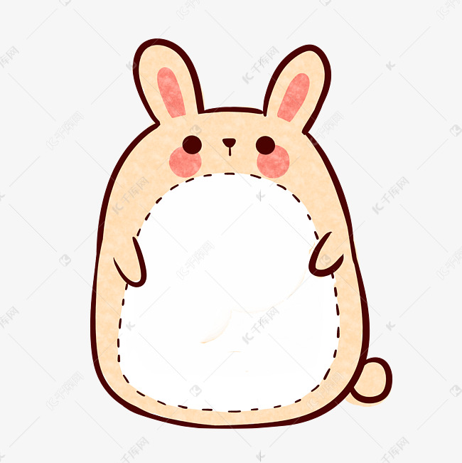 可爱动物边框素材