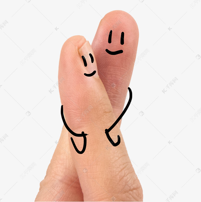 手指表情包拥抱