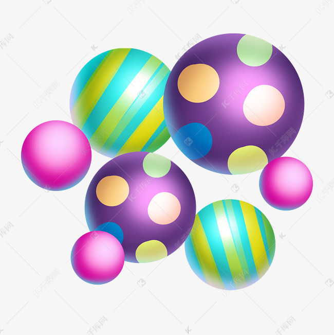 堆一起的彩色灯球