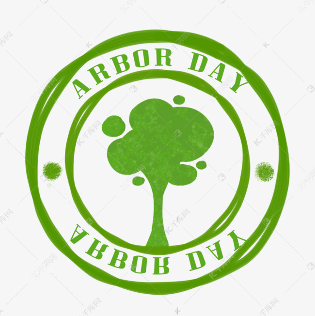arbor day植树节绿色看到的创意