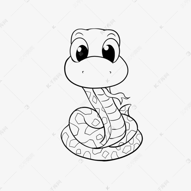 snake clipart b