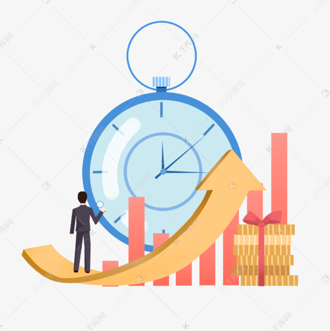 手绘股市走势分析图