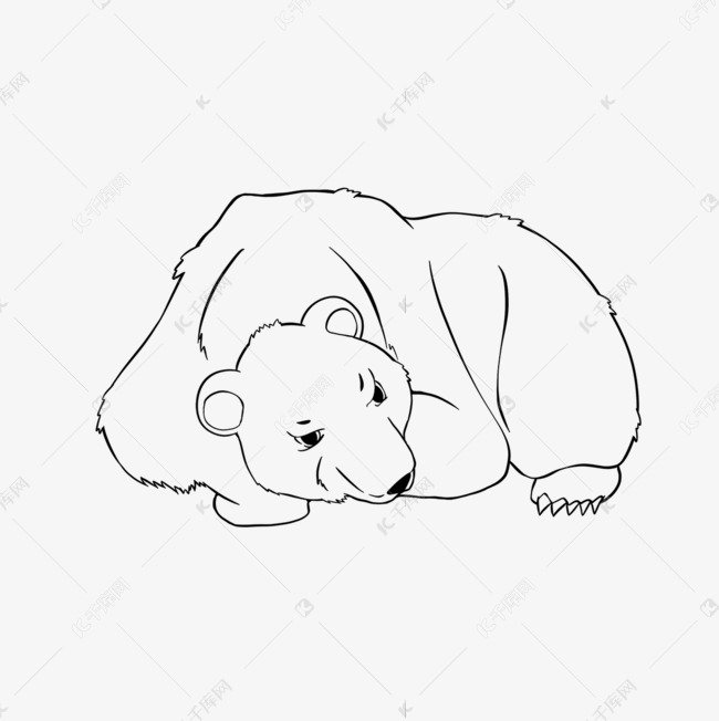 bear clipart bl