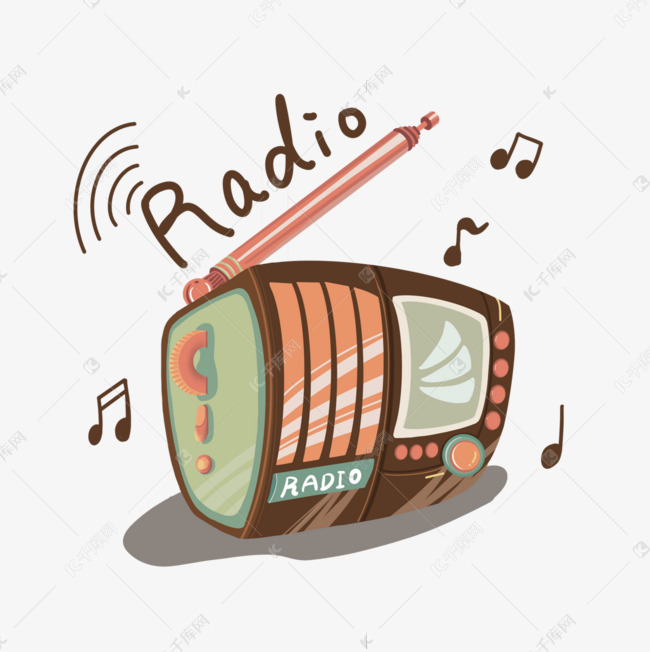 复古音乐电台收音机