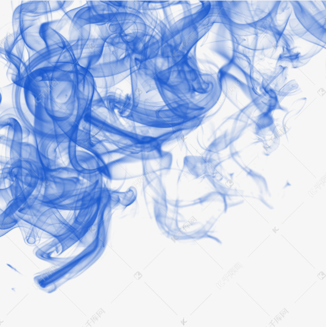 蓝色简约水墨扩散效应素材图片免费下载-千库网