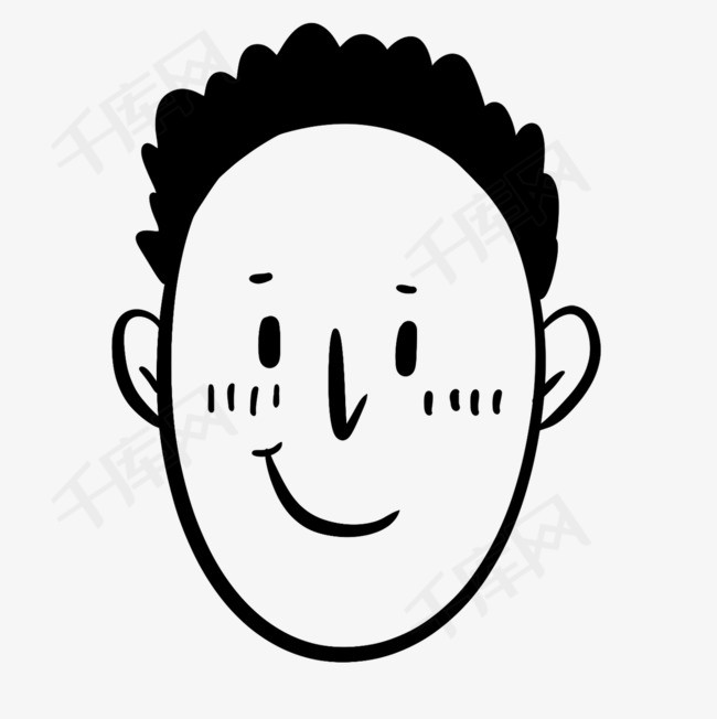 创意卡通家族人物头像长脸