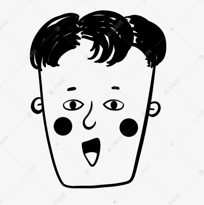 可爱卡通家族人物图片锥子脸