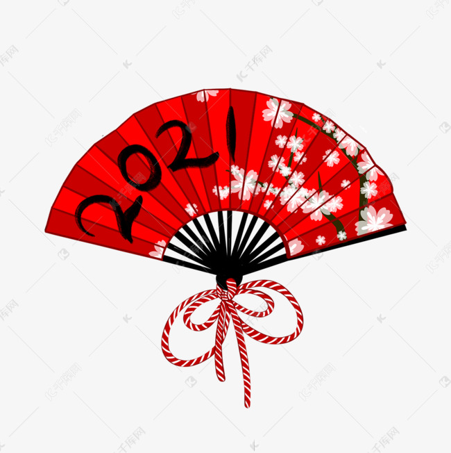 白色梅花21年日本令和年扇子素材图片免费下载 高清psd 千库网 图片编号