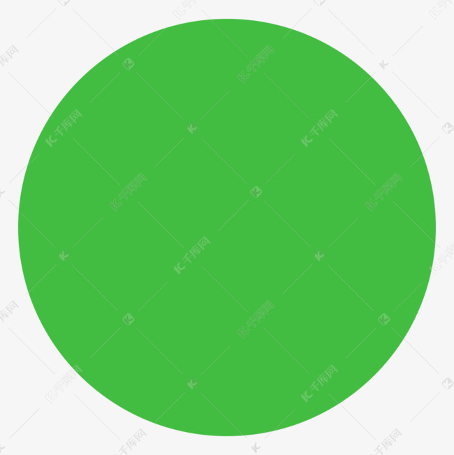 circleclipart绿圆
