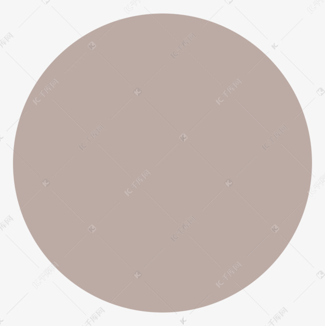 circle clipart咖色圆