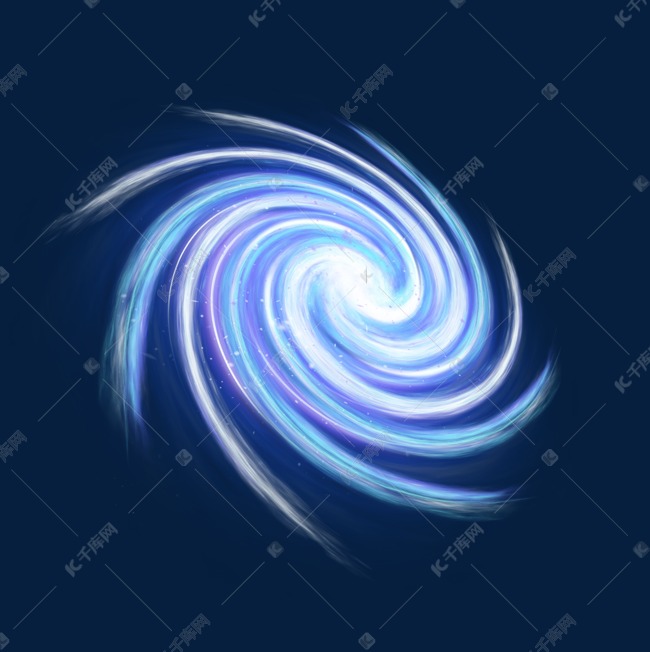 蓝色大气层漩涡火焰旋风光效特效