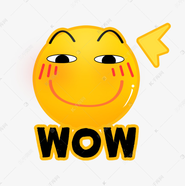 卡通滑稽表情贴纸素材图片免费下载-千库网