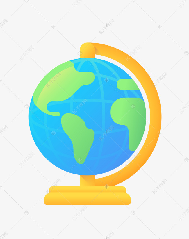 矢量扁平地球仪素材图片免费下载 高清装饰图案psd 千库网 图片编号
