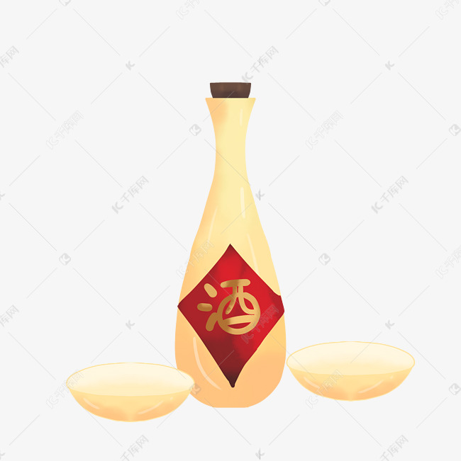 黄色瓶子白酒