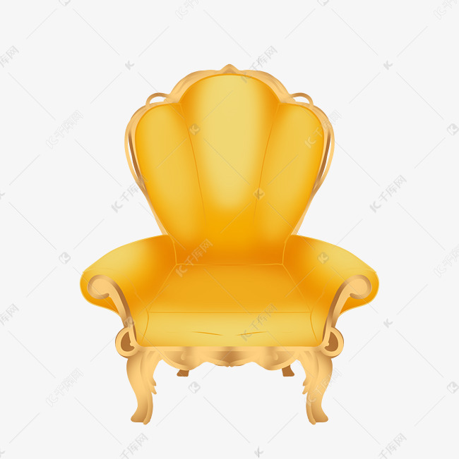 金色宝座座椅素材图片免费下载-千库网