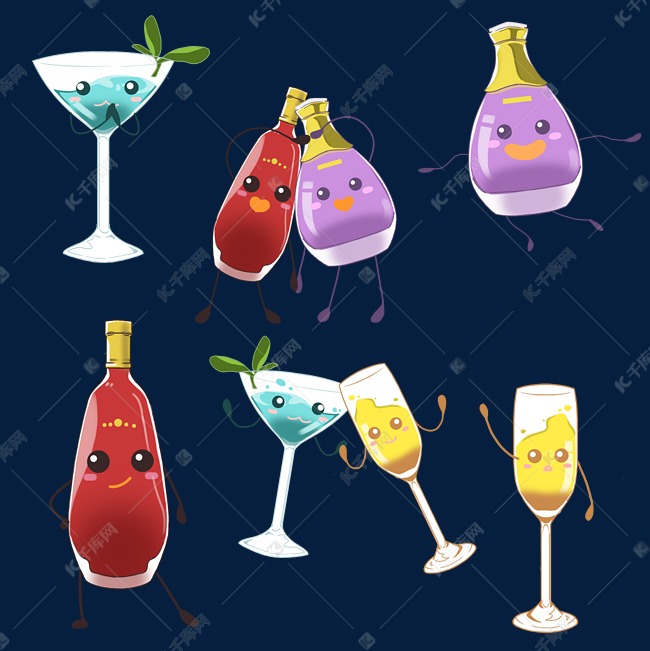 拟人啤酒