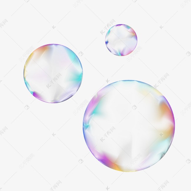 酸性荧光折射镭射白色透明水泡气