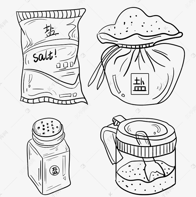 调味品咸盐食品