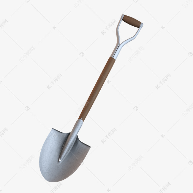 园林工具铁锹