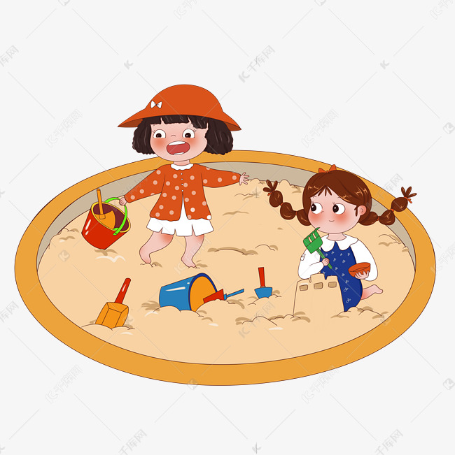 玩耍儿童孩子幼儿少儿沙坑早教幼教素材图片免费下载-千库网