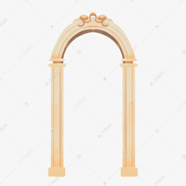 米色拱形拱门素材图片免费下载-千库网