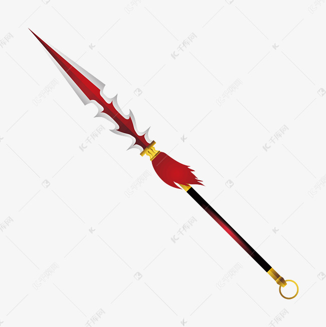 红色武器红缨枪