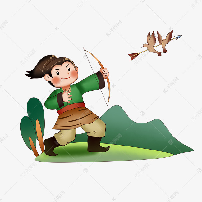 成语故事一箭双雕