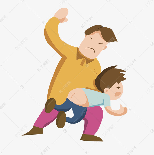 暴力打小孩父亲