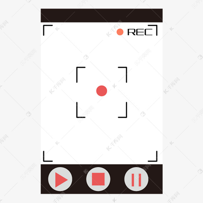 智能手机录像边框