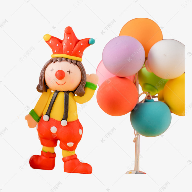 愚人节小丑摆件玩偶