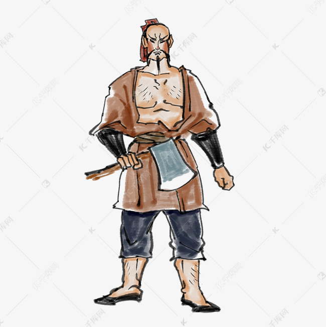 古代砍柴壮士
