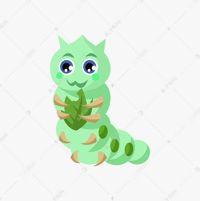 吃桑叶的春蚕蚕虫