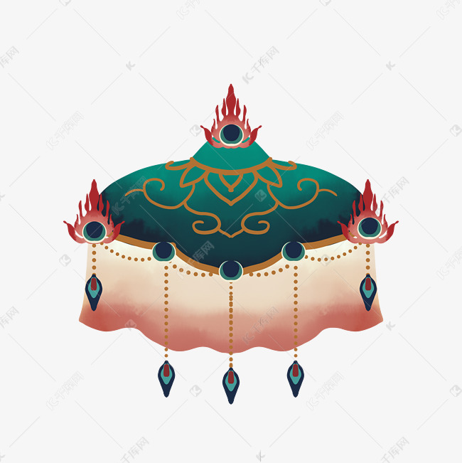 敦煌花纹华盖吊饰