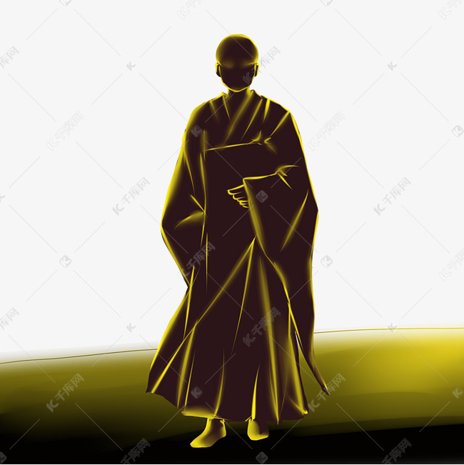 穿袈裟的僧侣
