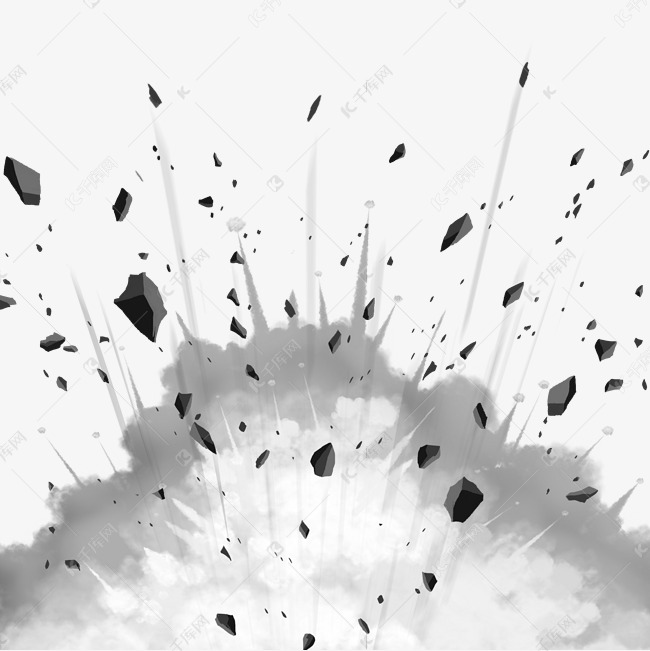 爆炸溅射杂质飞溅飞屑素材图片免费下载-千库网