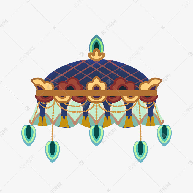 敦煌华盖吊饰素材图片免费下载-千库网