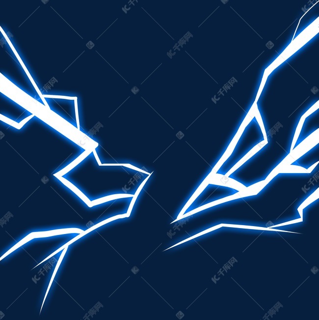 电流攻击特效光效素材图片免费下载-千库网